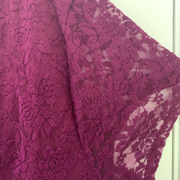 💜 Torrid Plum Lace Dress - Picture 6 of 7